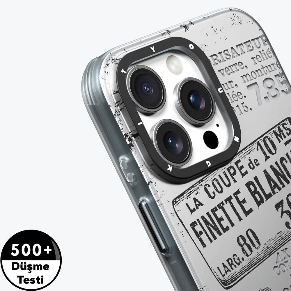 iPhone 16 Pro Kılıf Magsafe Şarj Özellikli Youngkit Literary Serisi Retro Magz Kılıf