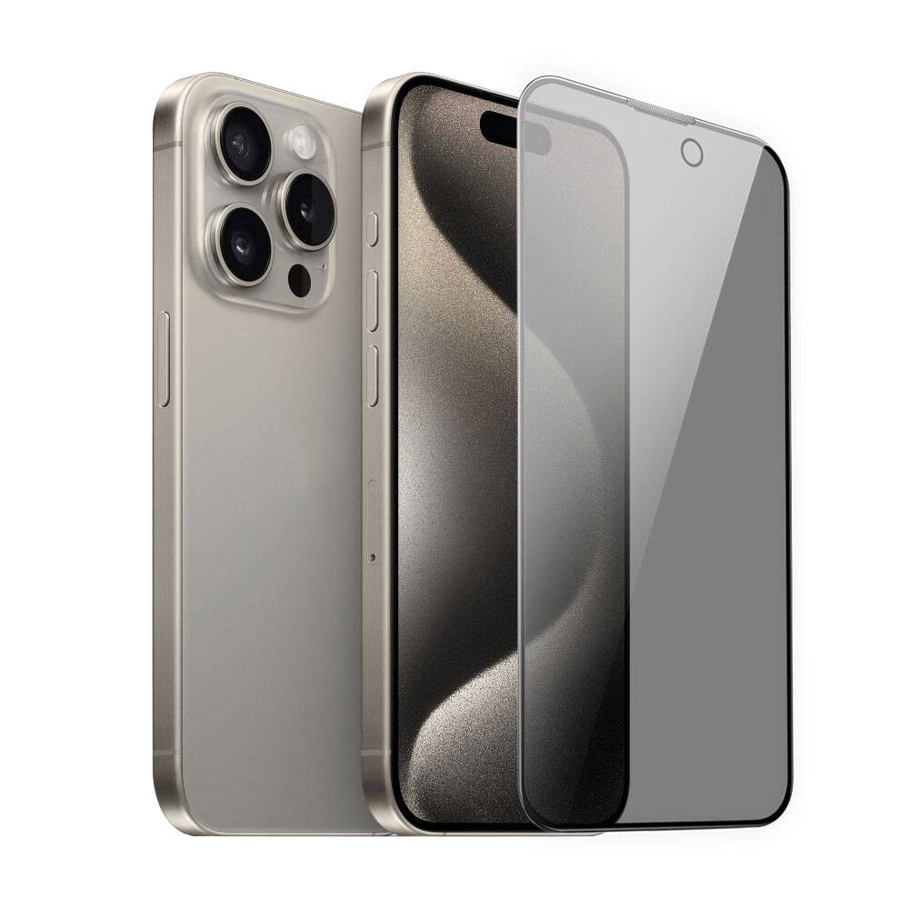 iPhone 15 Pro Max Wiwu iPrivacy HD Anti-Peep Ekran Koruyucu