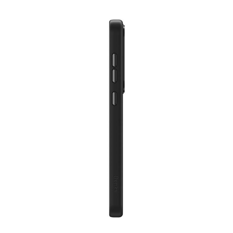 Galaxy S25 Kılıf M-safe Şarj Özellikli Şeffaf Arka Yüzey Benks MagClap TPU Çerçeve Kapak
