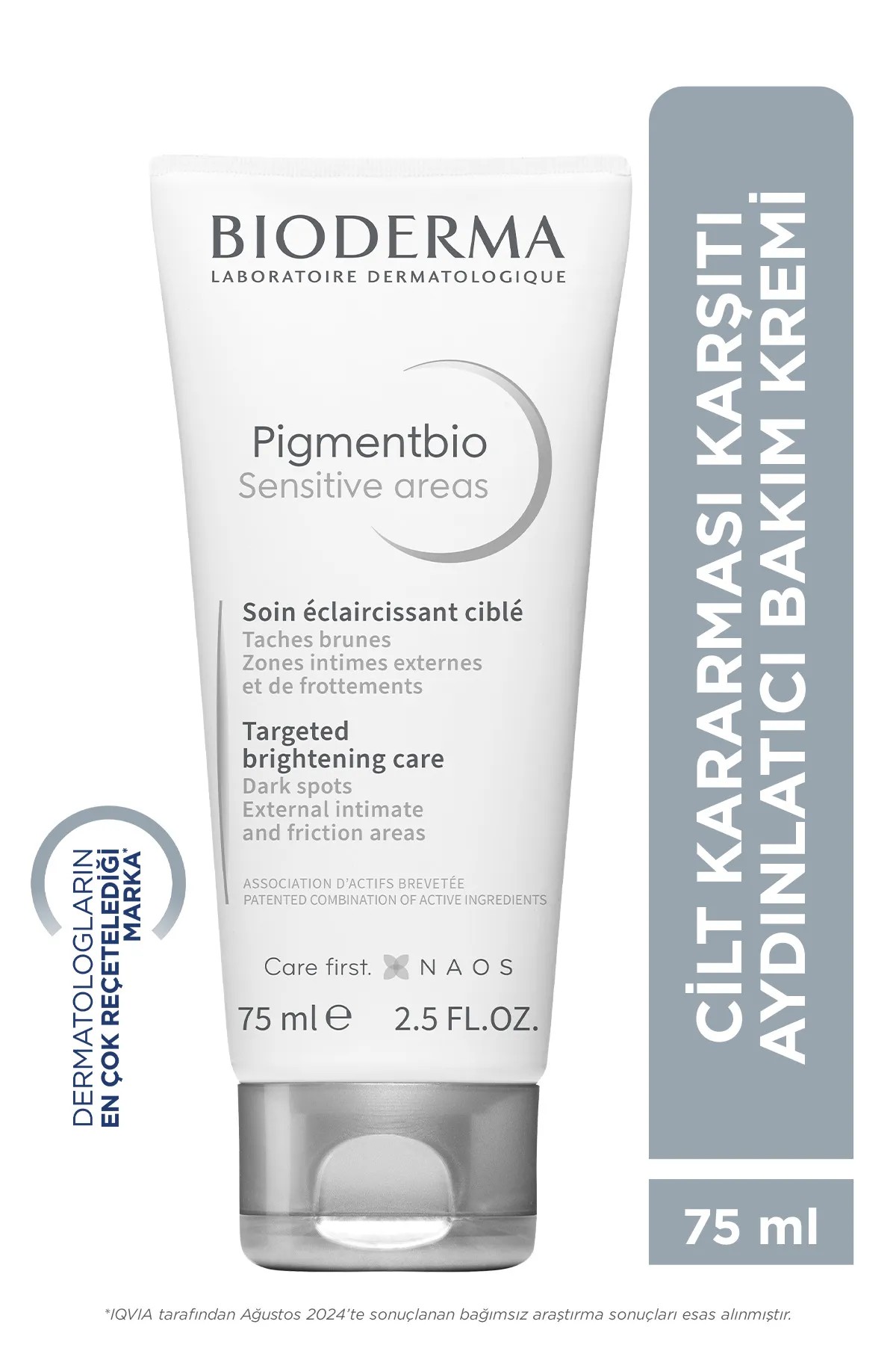 Bioderma Pigmentbio Sensitive Areas Genital Bölge, Eklem Bölgeleri Kararma Karşıtı Aydınlatıcı Krem 75 ml