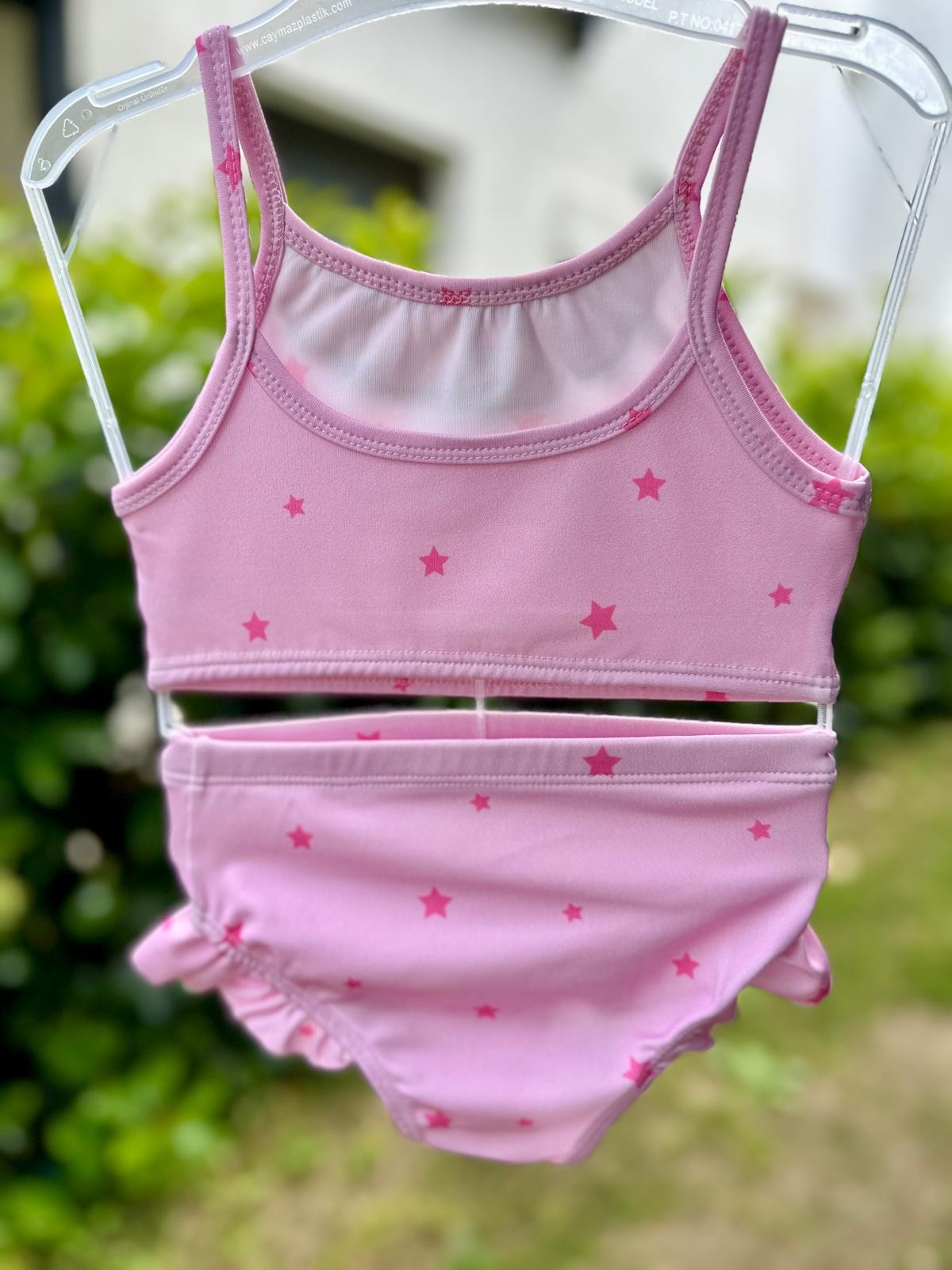 Yıldız Desenli Kız Mayo Bikini Takım