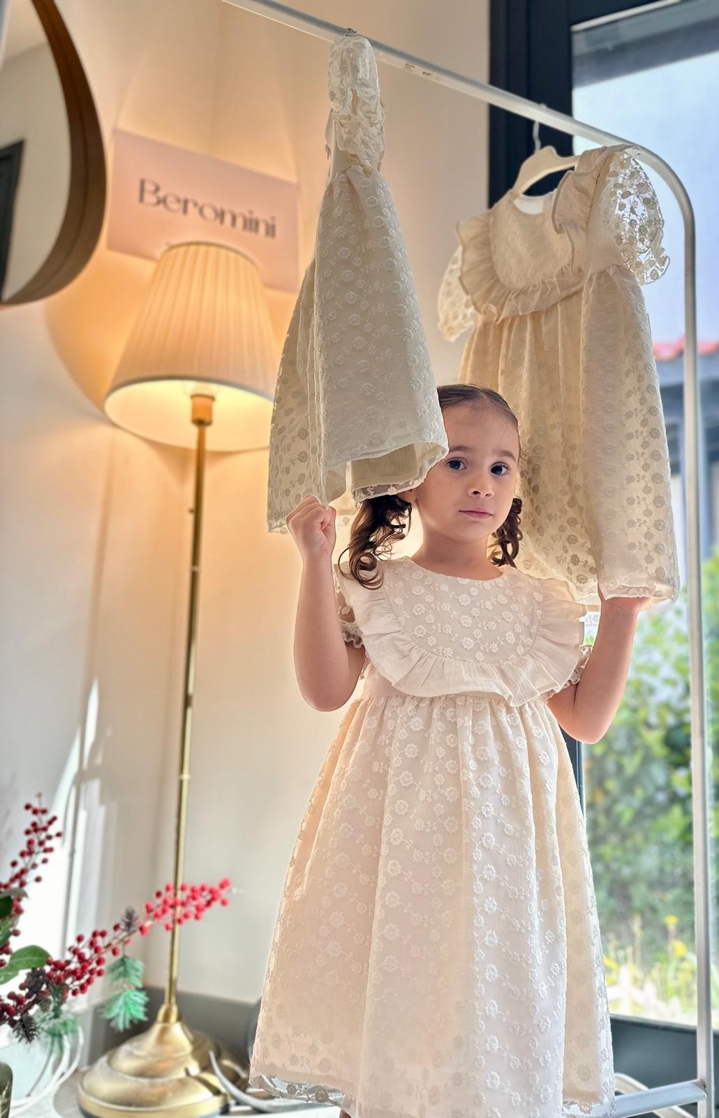 Kız Çocuk Bianca Brodeli Tül Elbise