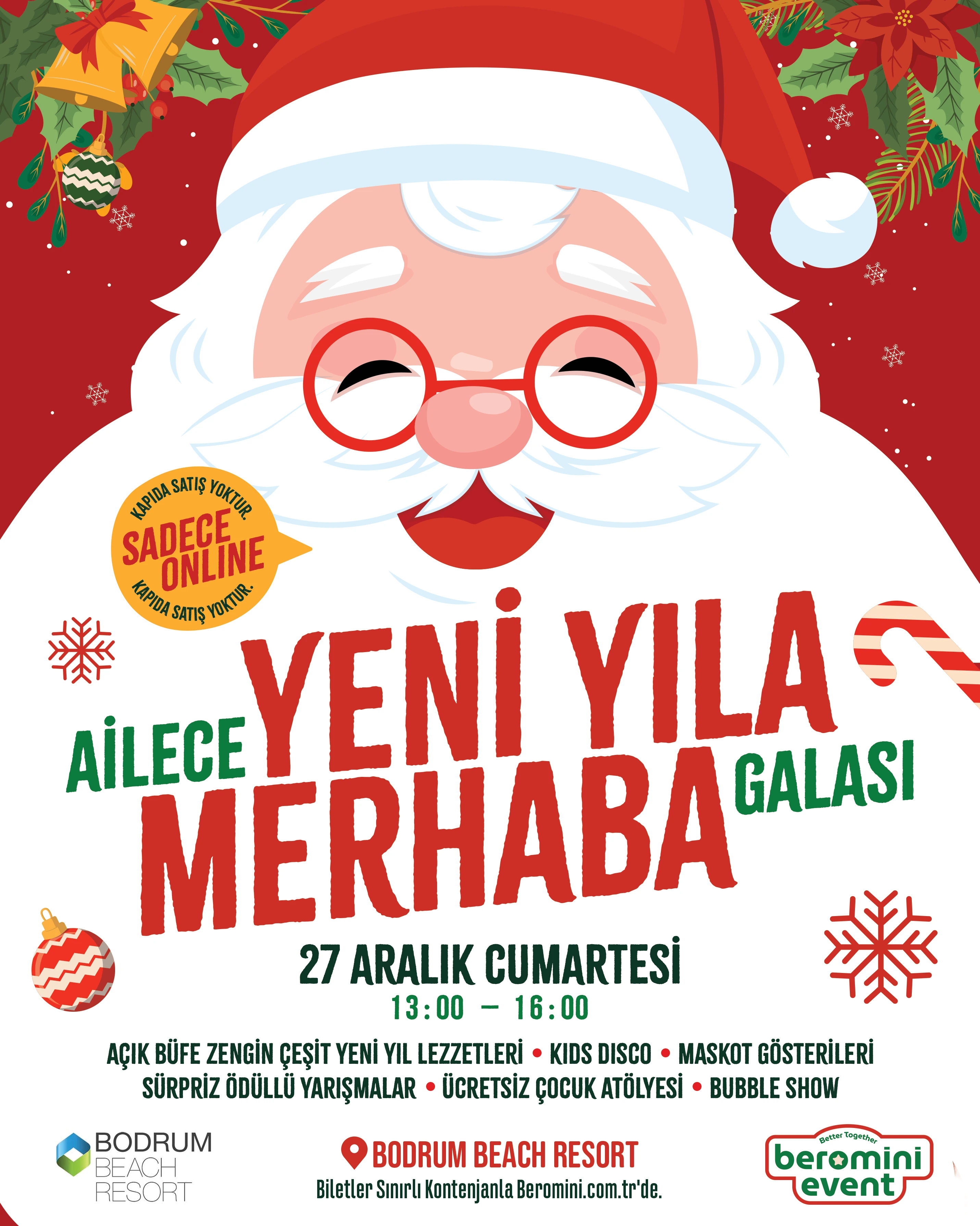 Ailece Yeni Yıla Merhaba Galası 2 Yetişkin 1 Çocuk Avantajlı Aile Paketi