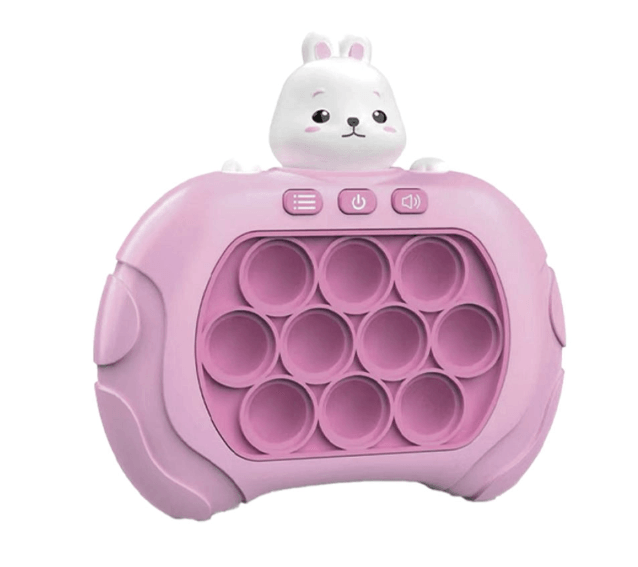 Refleks Geliştirici Işıklı Pop It Pembe Tavşanlı