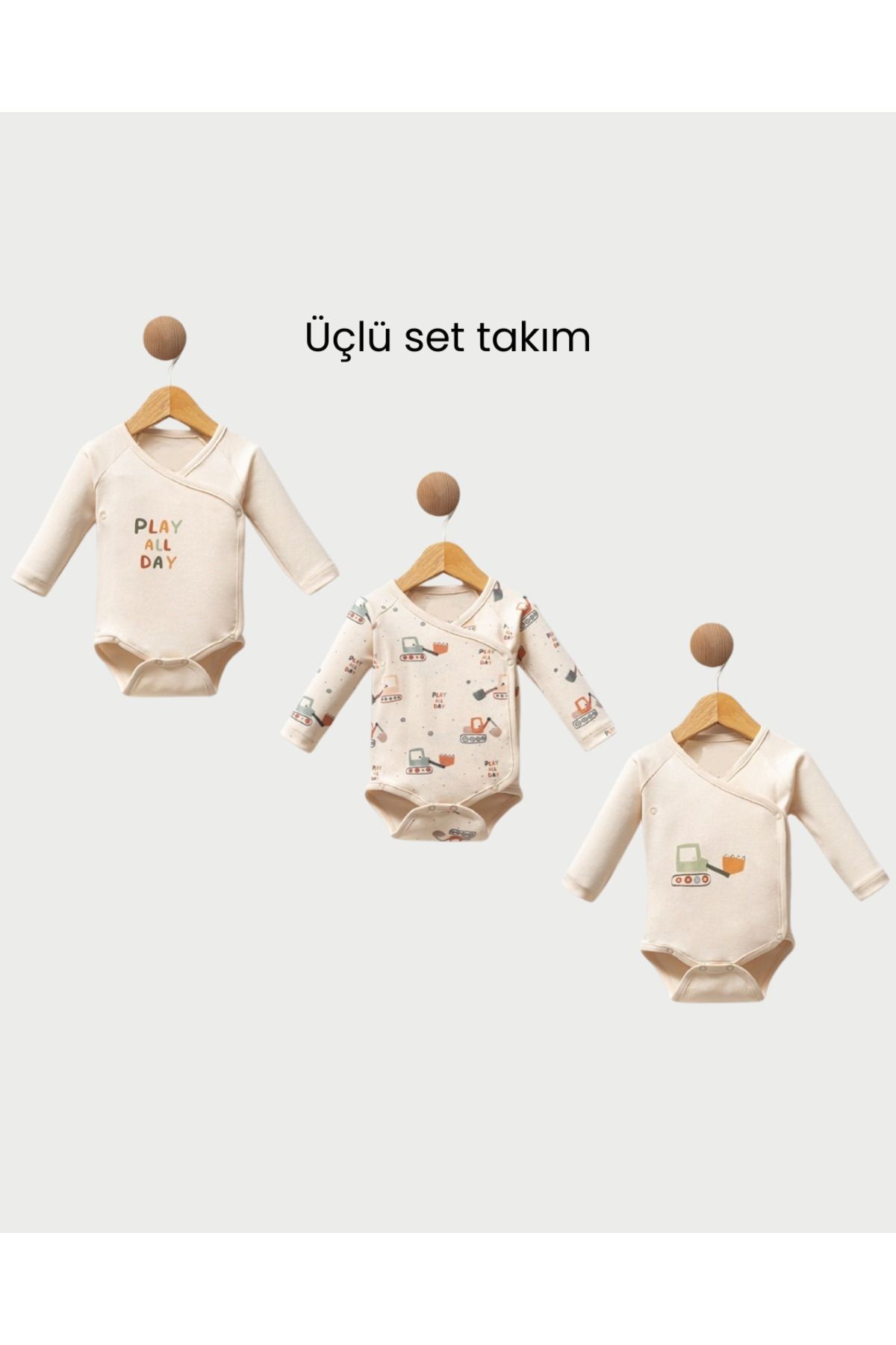 Üçlü Bebek Body Set