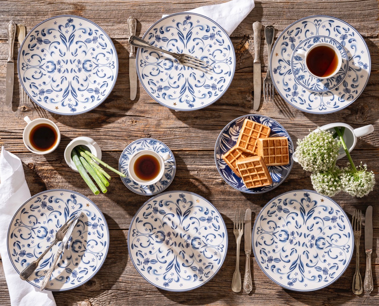 Blue Dream Collection 20 Parça Porselen Yemek Takımı
