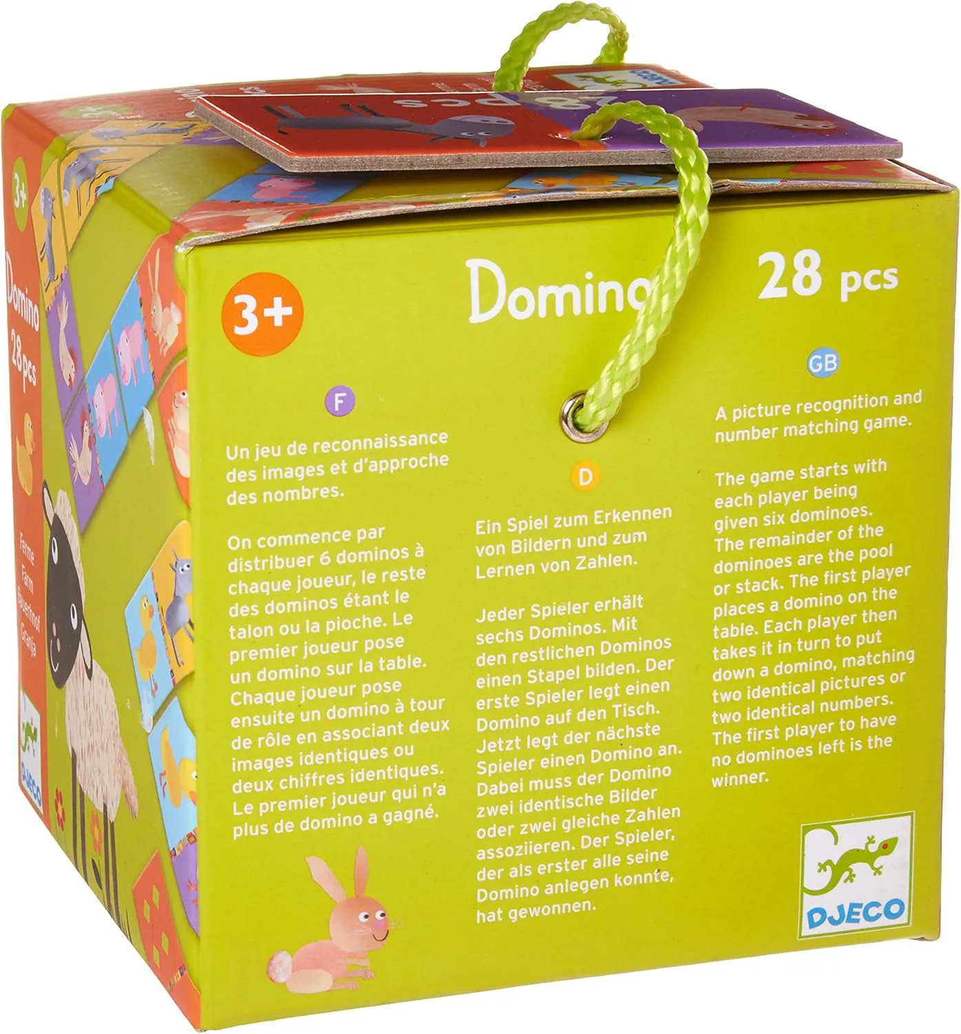Djeco - Domino Oyunları - Domino Farm