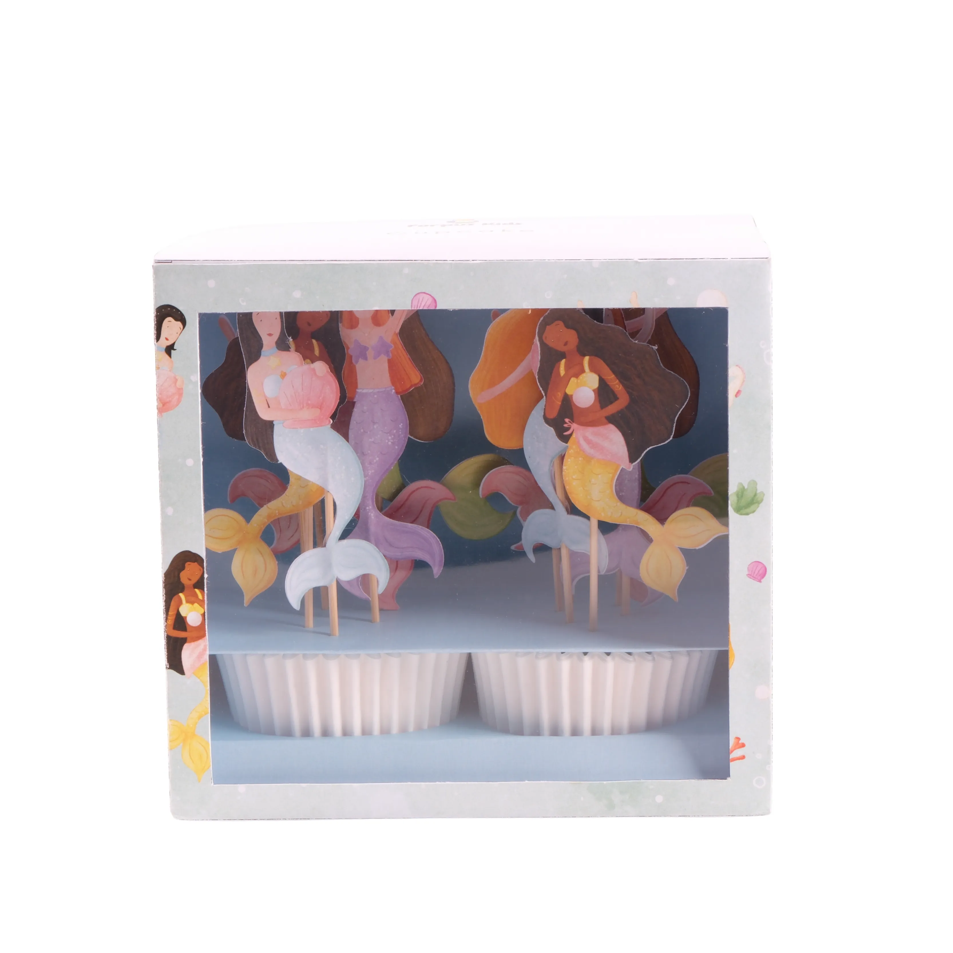Deniz Kızı Cupcake - Mermaid Cupcake 