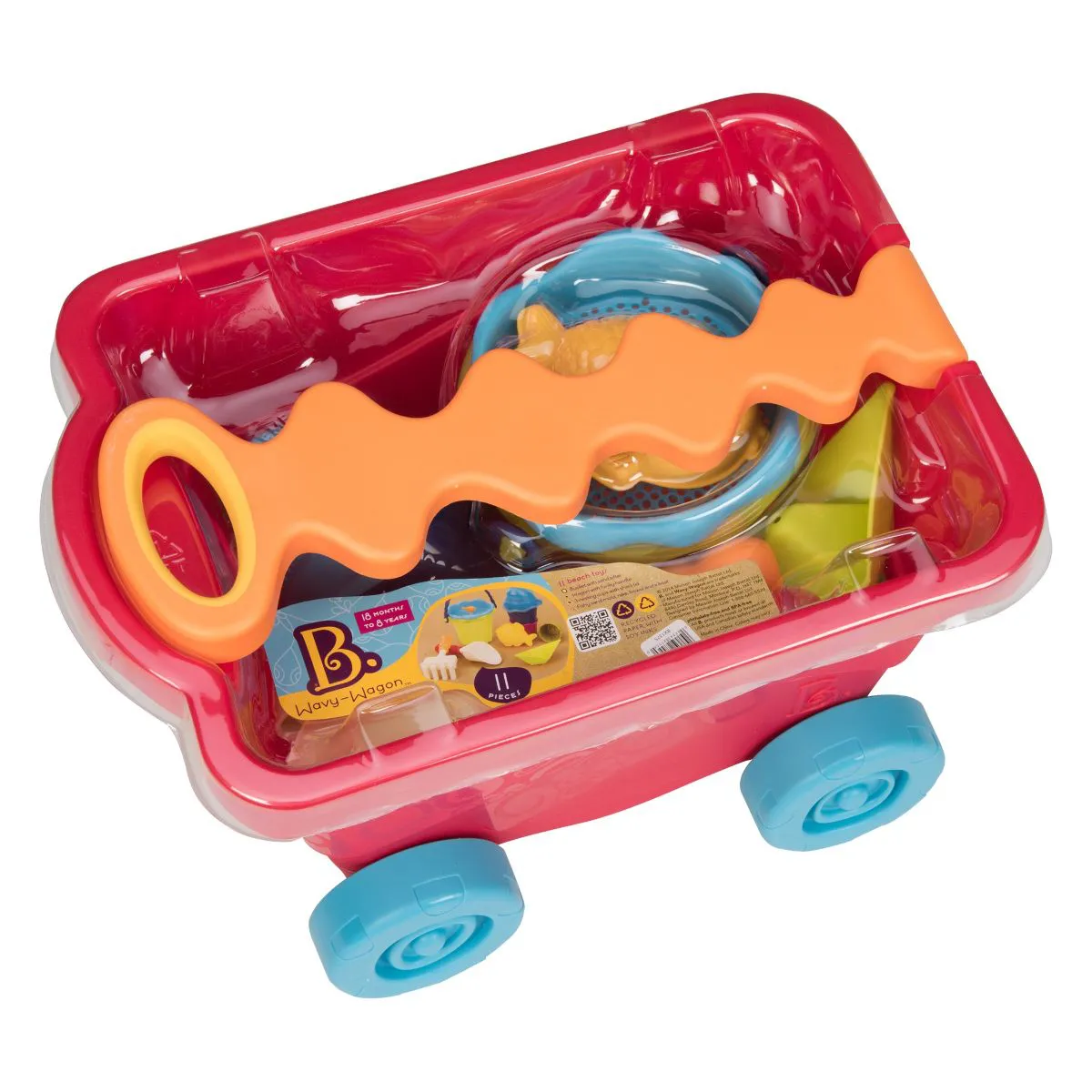 B. Toys - Kırmızı Plaj Vagonu