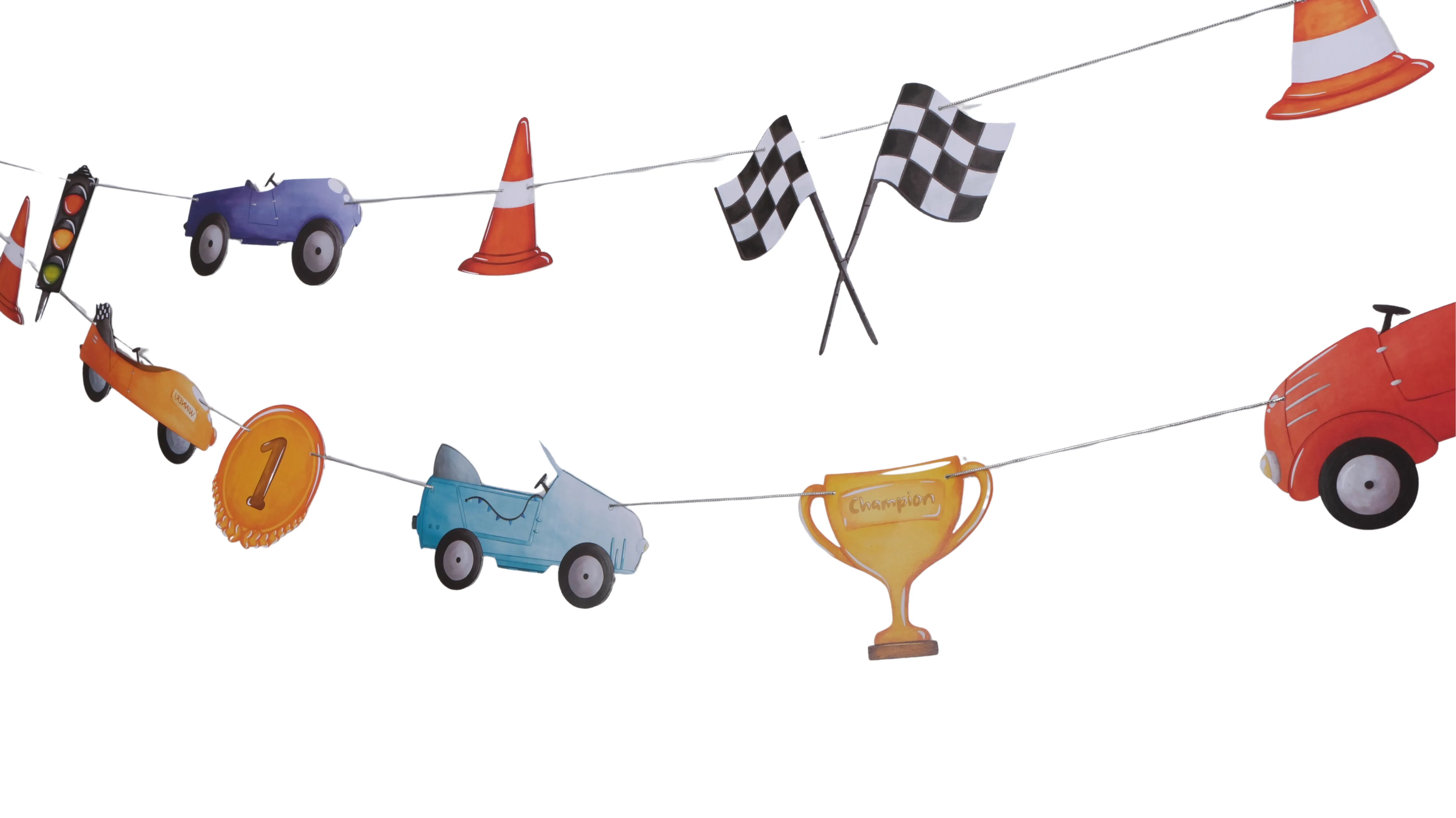 Arabalar Asılan Süs - Cars Garland
