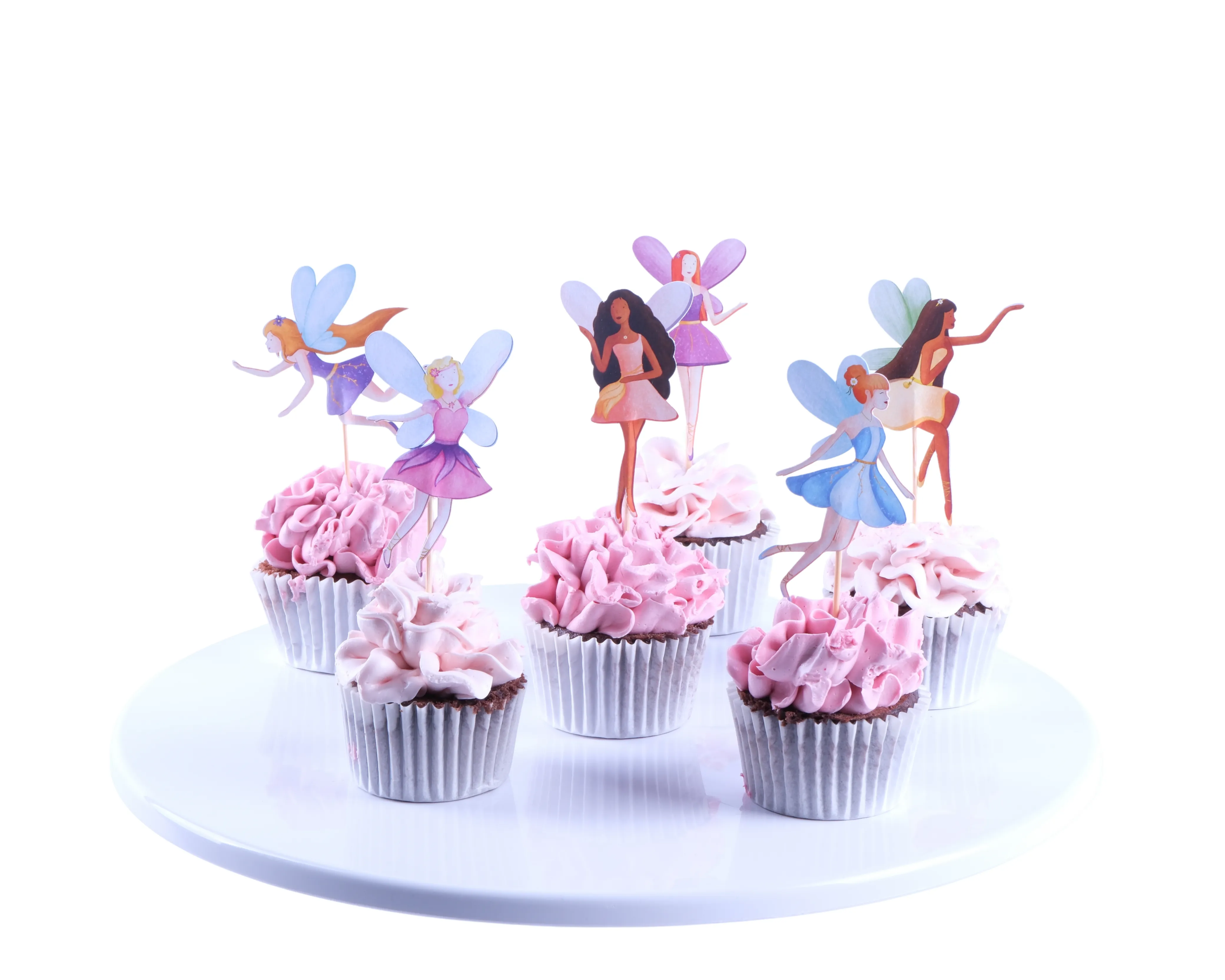 Peri Kızı Cupcake Seti - Fairy Cupcake Kit - 12'li