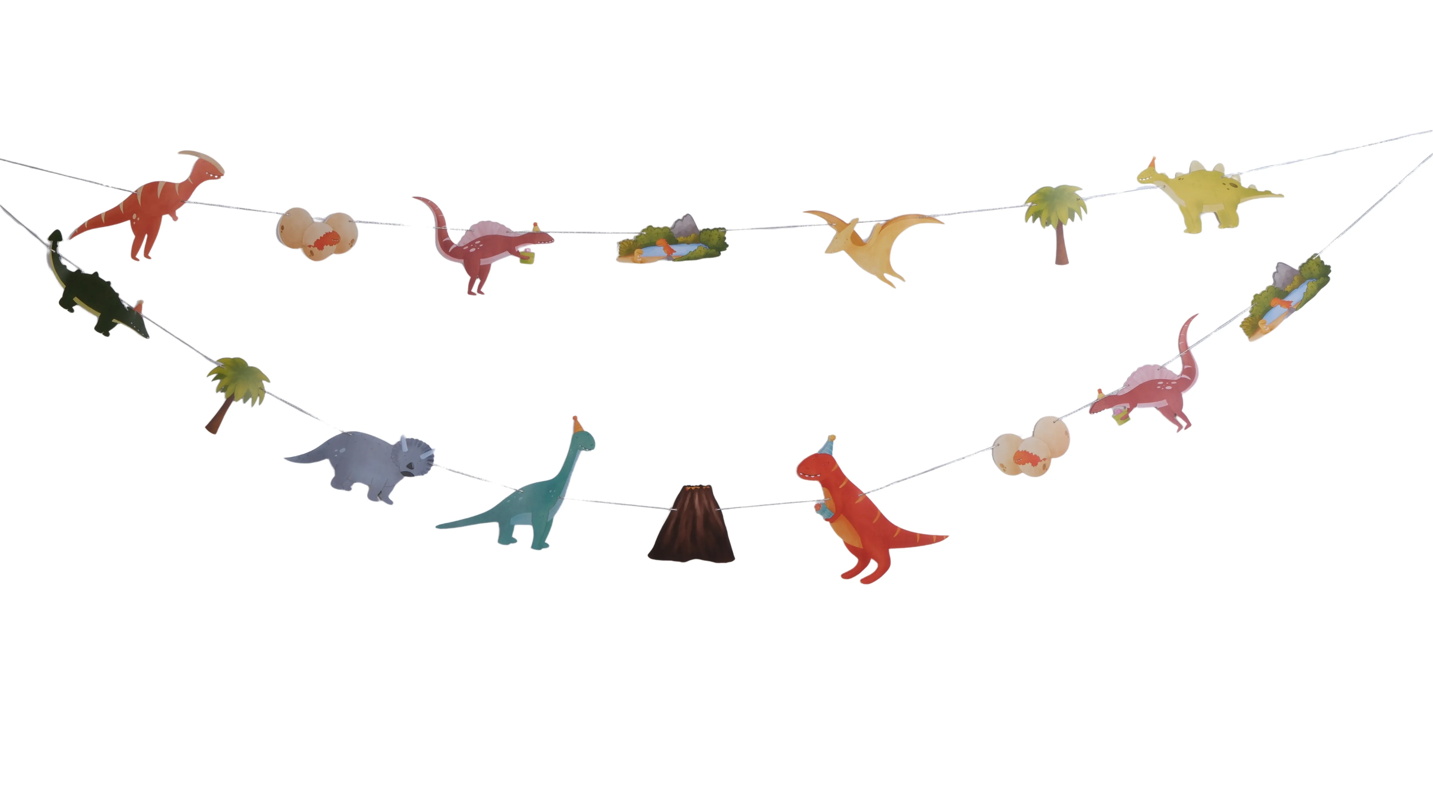Dinozor Asılan Süs - Dinosaur Garland