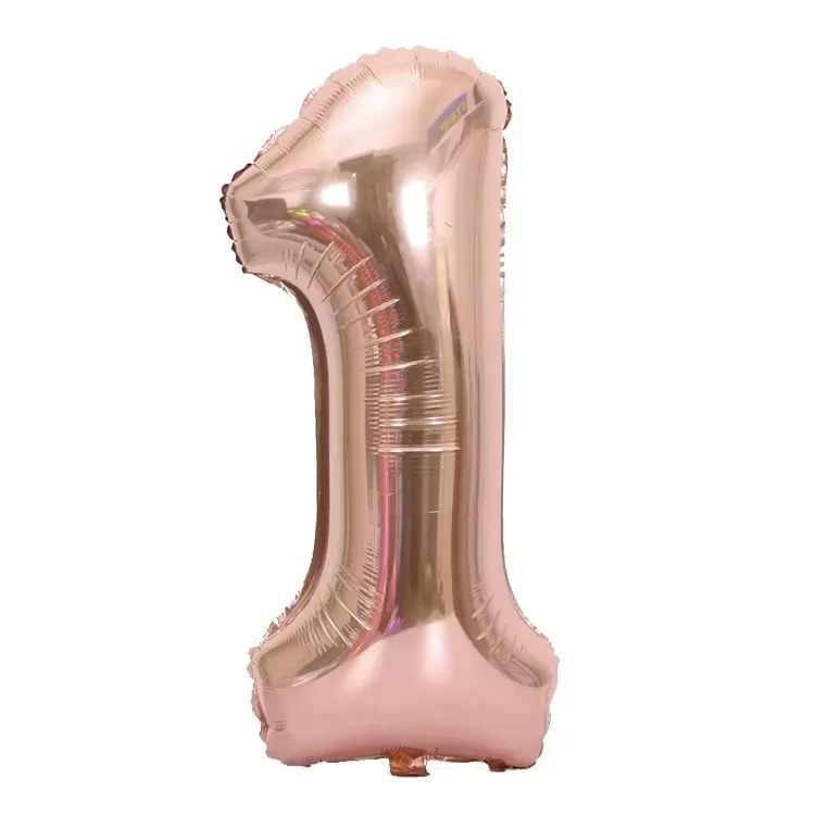 Forpus Kids - Rose Gold 1 Rakam Balonu 100 cm (40”)