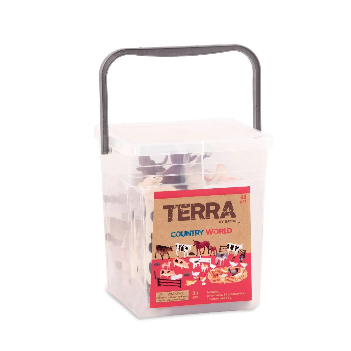 Terra - 60 Parça Büyük Oyun Seti - Çiftlik