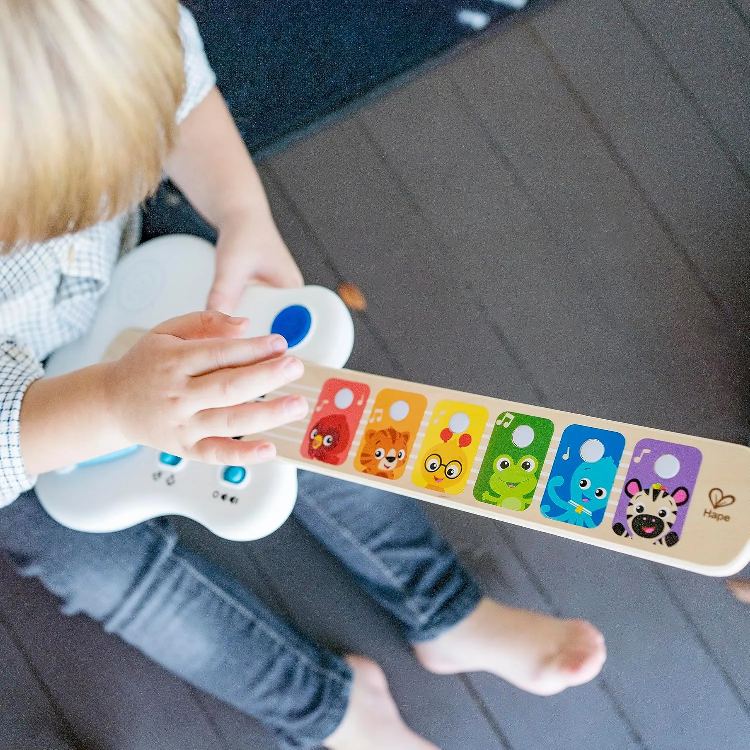 Hape - Baby Einstein Dokunmatik Ahşap Gitar