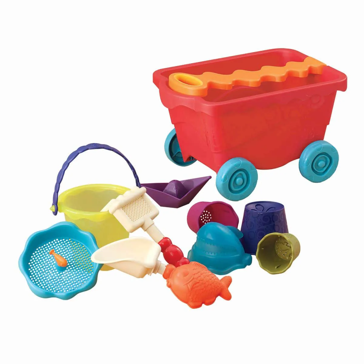 B. Toys - Kırmızı Plaj Vagonu