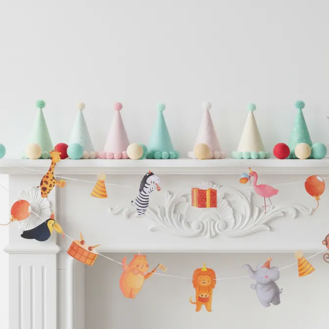 Hayvanlar Asılan Süs - Animal Garland