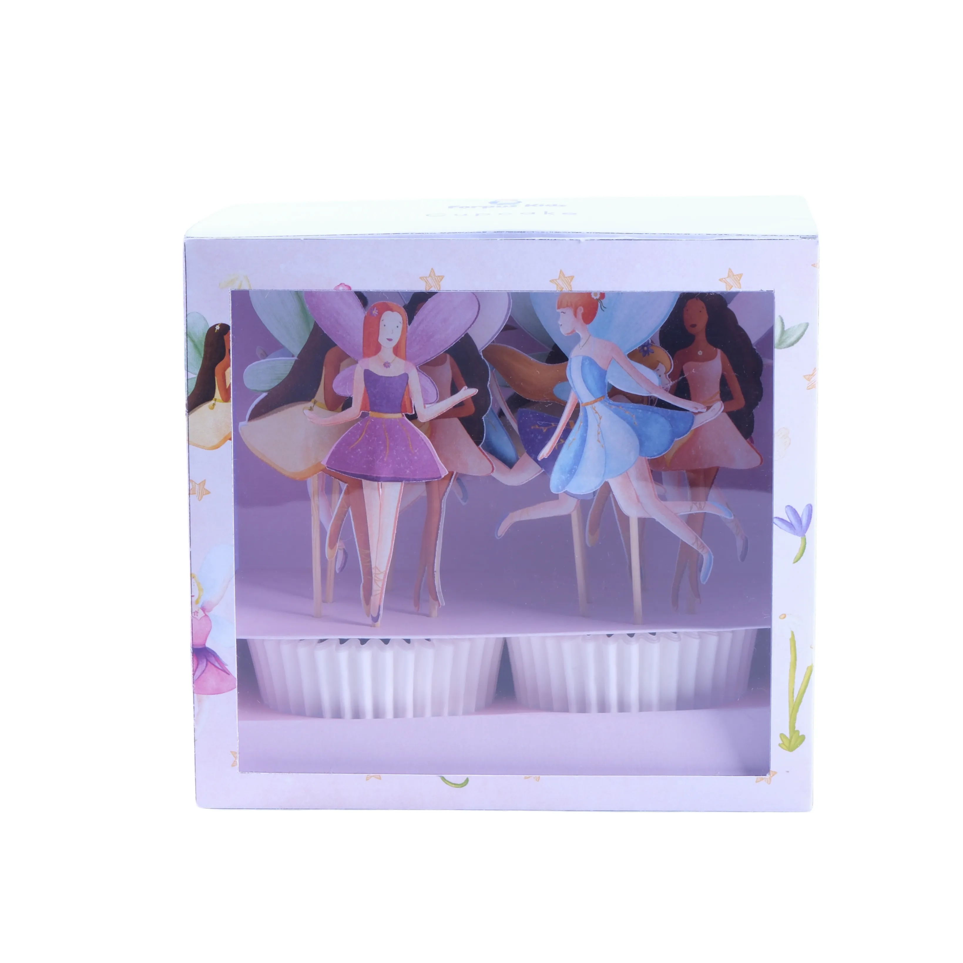 Peri Kızı Cupcake Seti - Fairy Cupcake Kit - 12'li