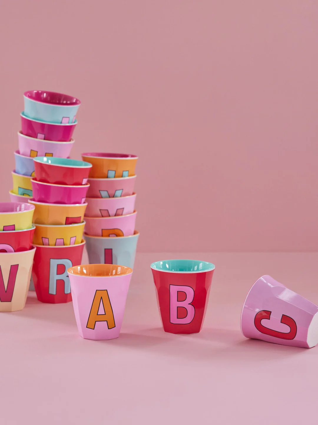 Rice - Melamin Bardak - Pembe A