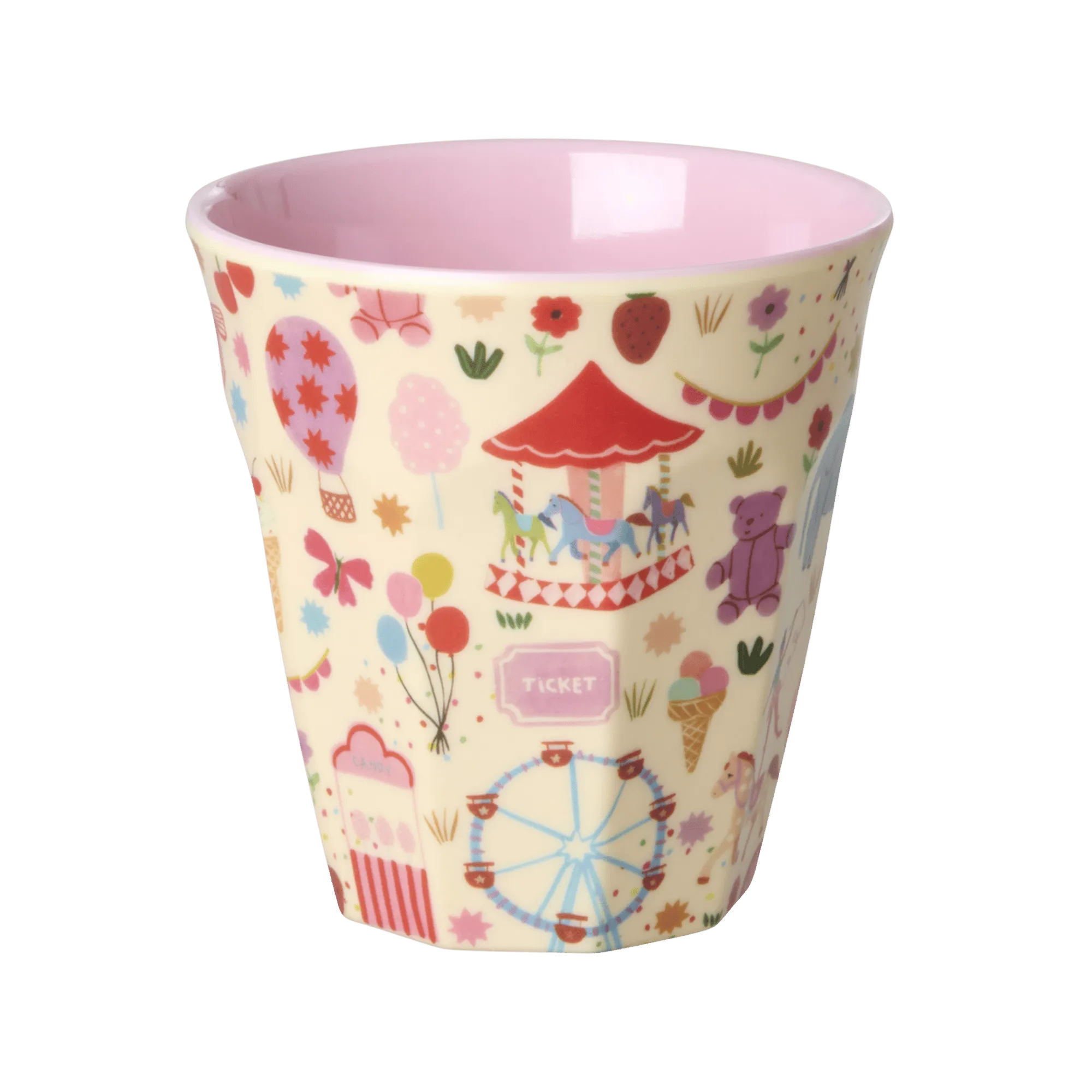 Rice - Melamin Bardak - Pembe Lunapark