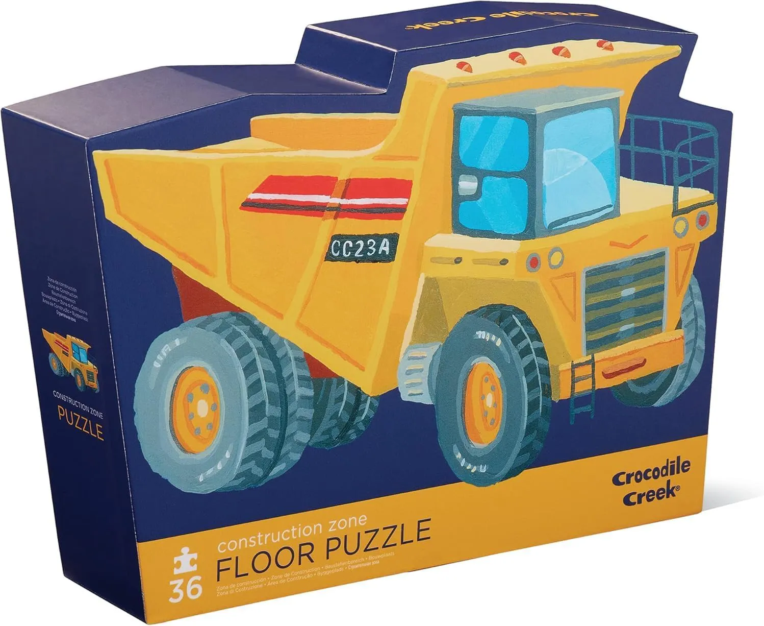 Crocodile Creek - Dekoratif Puzzle - 36 Parça - Construction Zone
