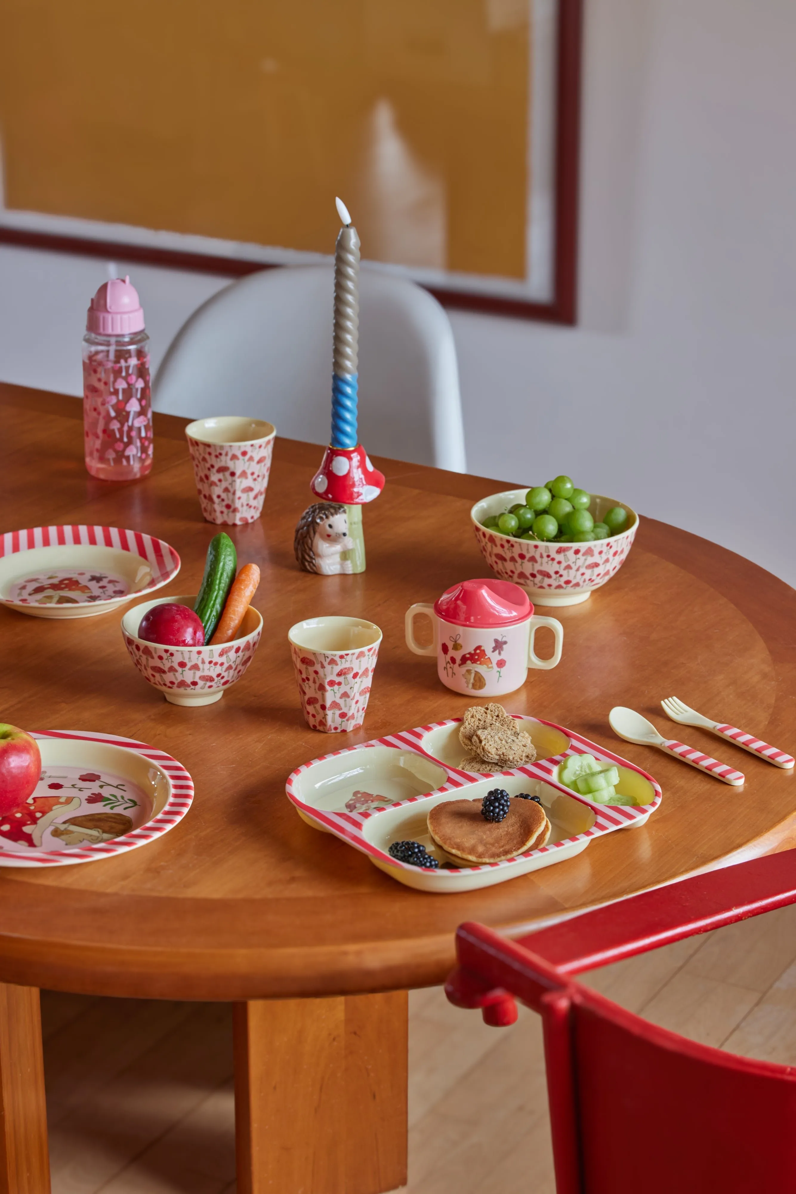 Rice - Melamin Çocuk Bardak - Pembe Mutlu Orman