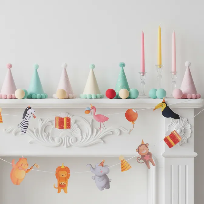 Hayvanlar Asılan Süs - Animal Garland