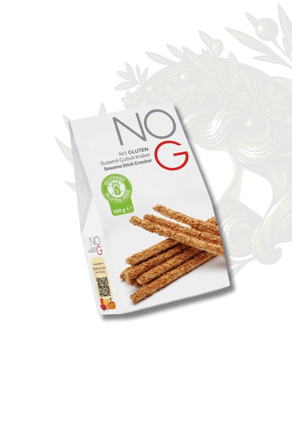 NOG GLUTENSİZ 100 GR SUSAMLI ÇUBUK KRAKER