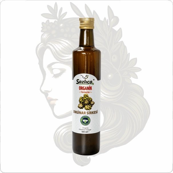SAZLICA ORGANİK ENGİNAR SİRKESİ 500ML