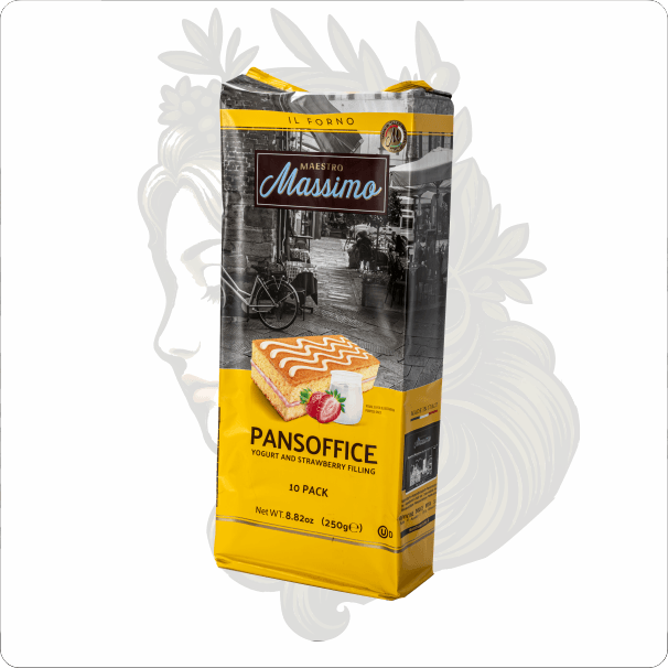 MASSİMO PANSOFFİCE YOGURT AND STRAWBERRY FİLLİNG 250 GR