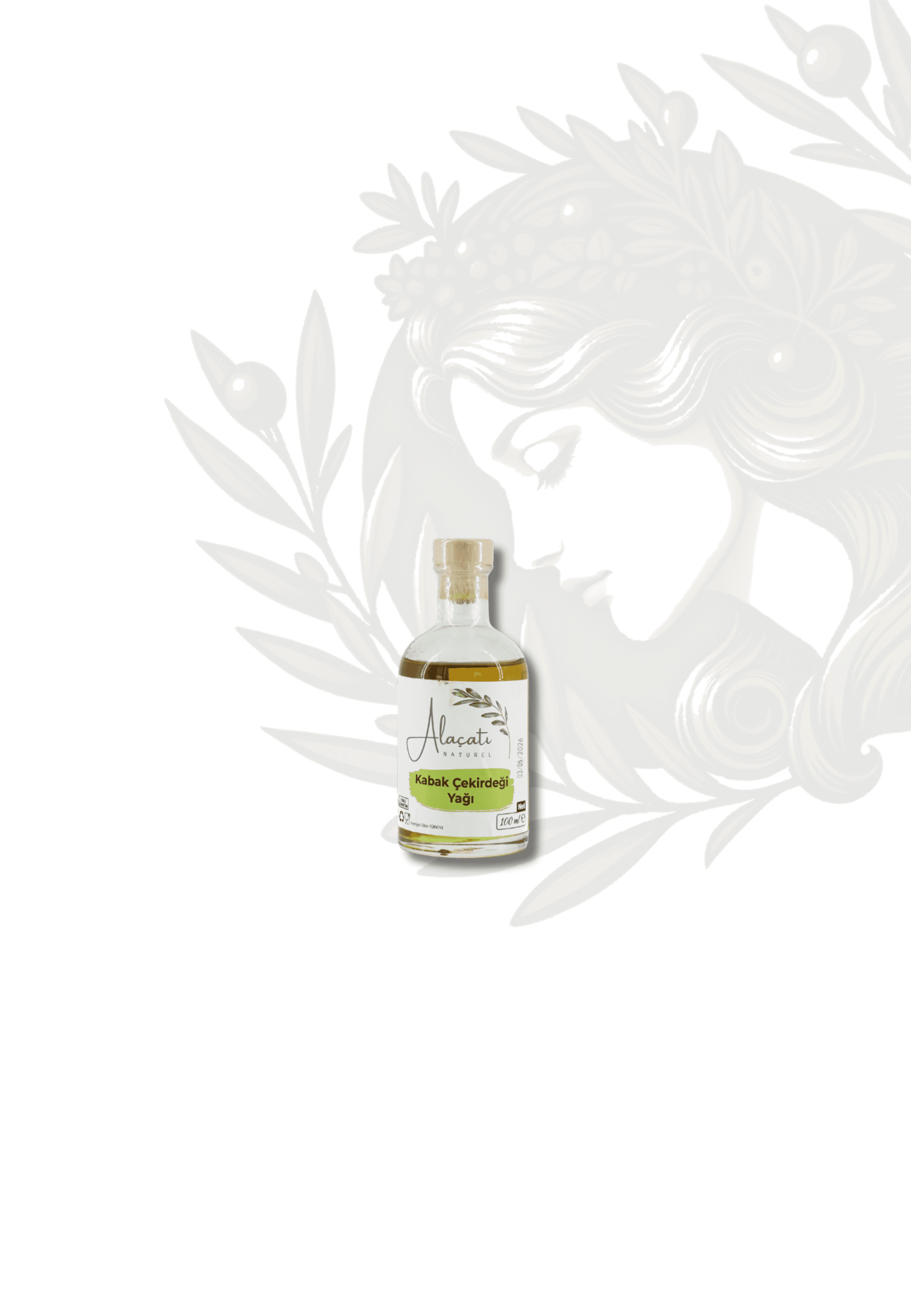 ALAÇATI NATUREL 100 ML KABAK ÇEKİRDEĞİ YAĞI