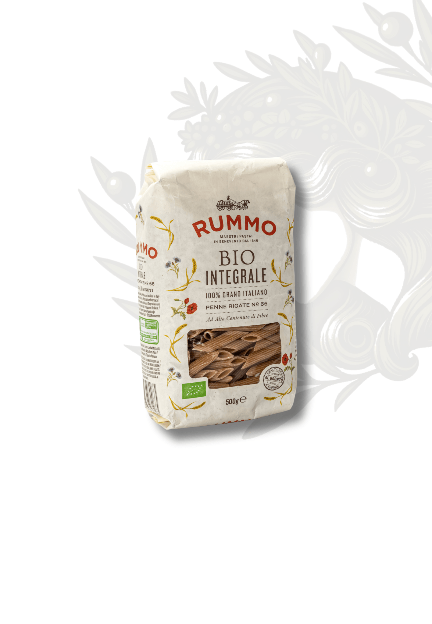 İTHAL RUMMO 500 GR ORGANİK KEPEKLİ PENNE RİGATE
