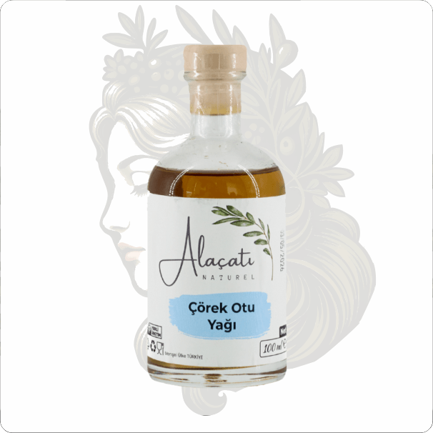 ALAÇATI NATUREL ÇÖREK OTU YAĞI 100 ML