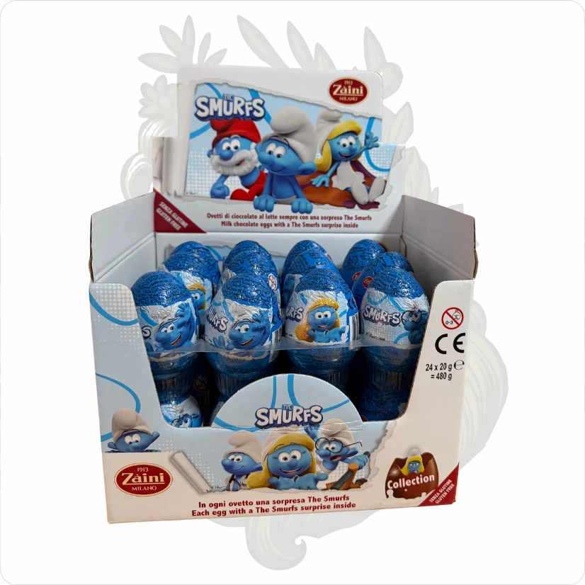 ŞİRİNLER SMURFS SÜRPRİZ YUMURTA 24 ADET