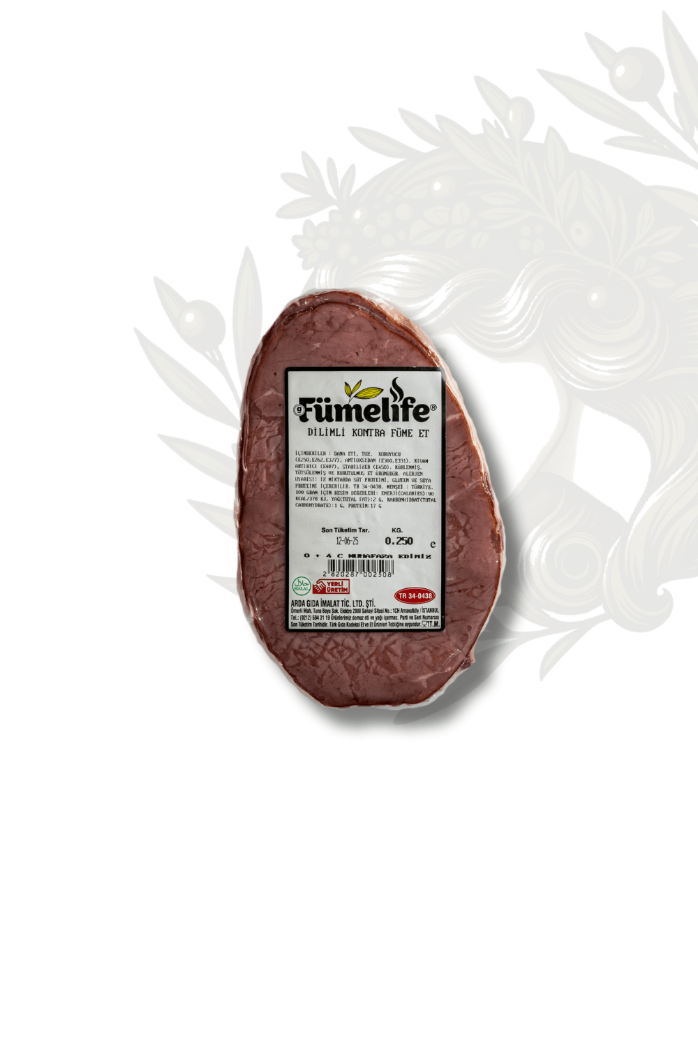 FÜMELİFE DİLİMLİ KONTRA FÜME ET 250 GR