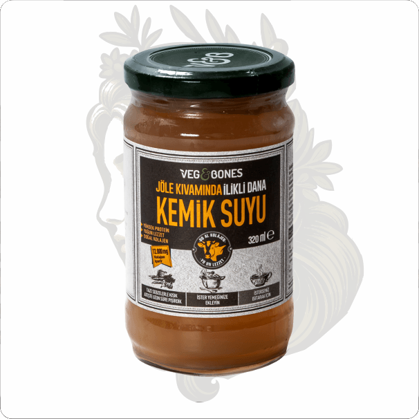 VEG &BONES JÖLE KIVAMINDA İLİKLİ DANA KEMİK SUYU 320 ML