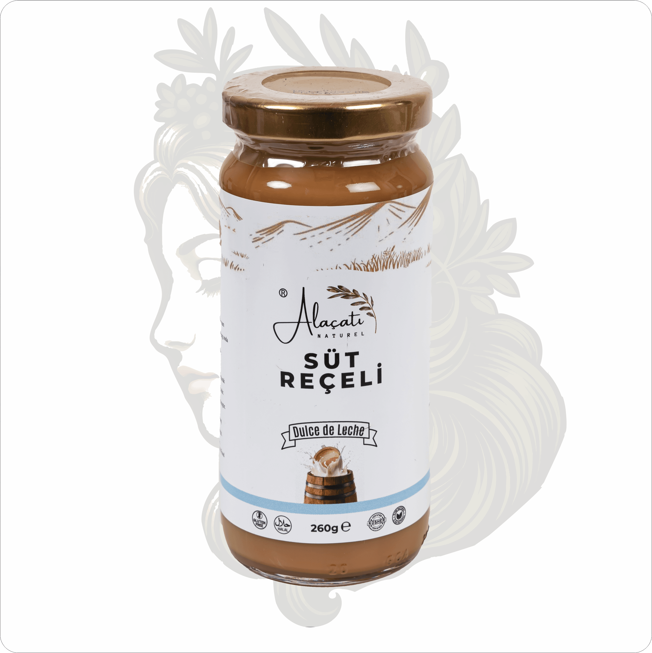 ALAÇATI NATUREL 260 GR SADE SÜT REÇELİ