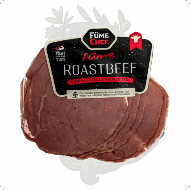 FÜME CHEF DİLİMLİ FÜME ROASTBEEF 100 GR