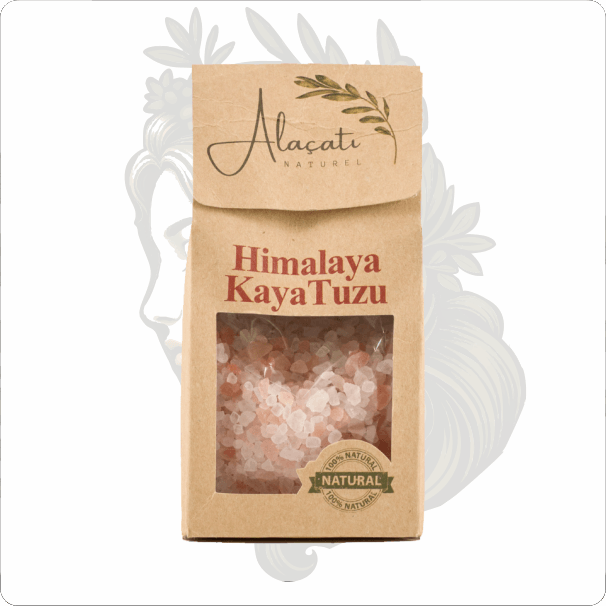 ALAÇATI NATUREL 400 GR HİMALAYA KAYA TUZU
