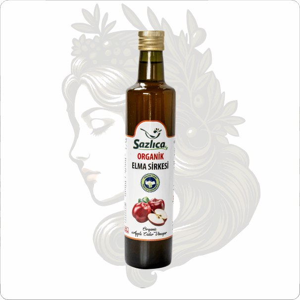 SAZLICA ORGANİK ELMA SİRKESİ 500ML