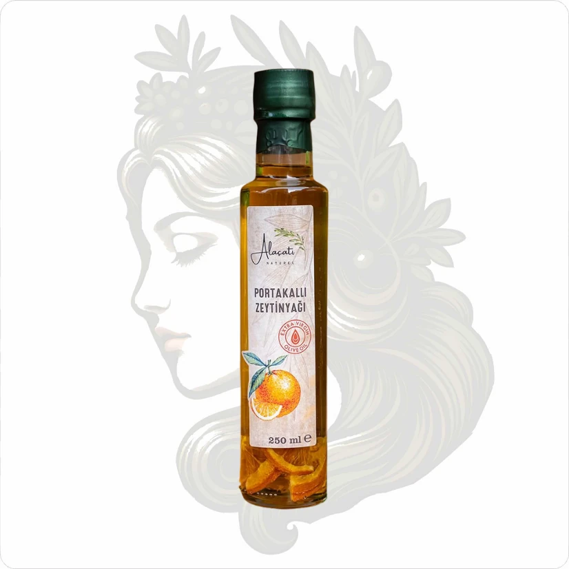 ALAÇATI NATUREL 250 CC PORTAKALLI ZEYTİNYAĞI