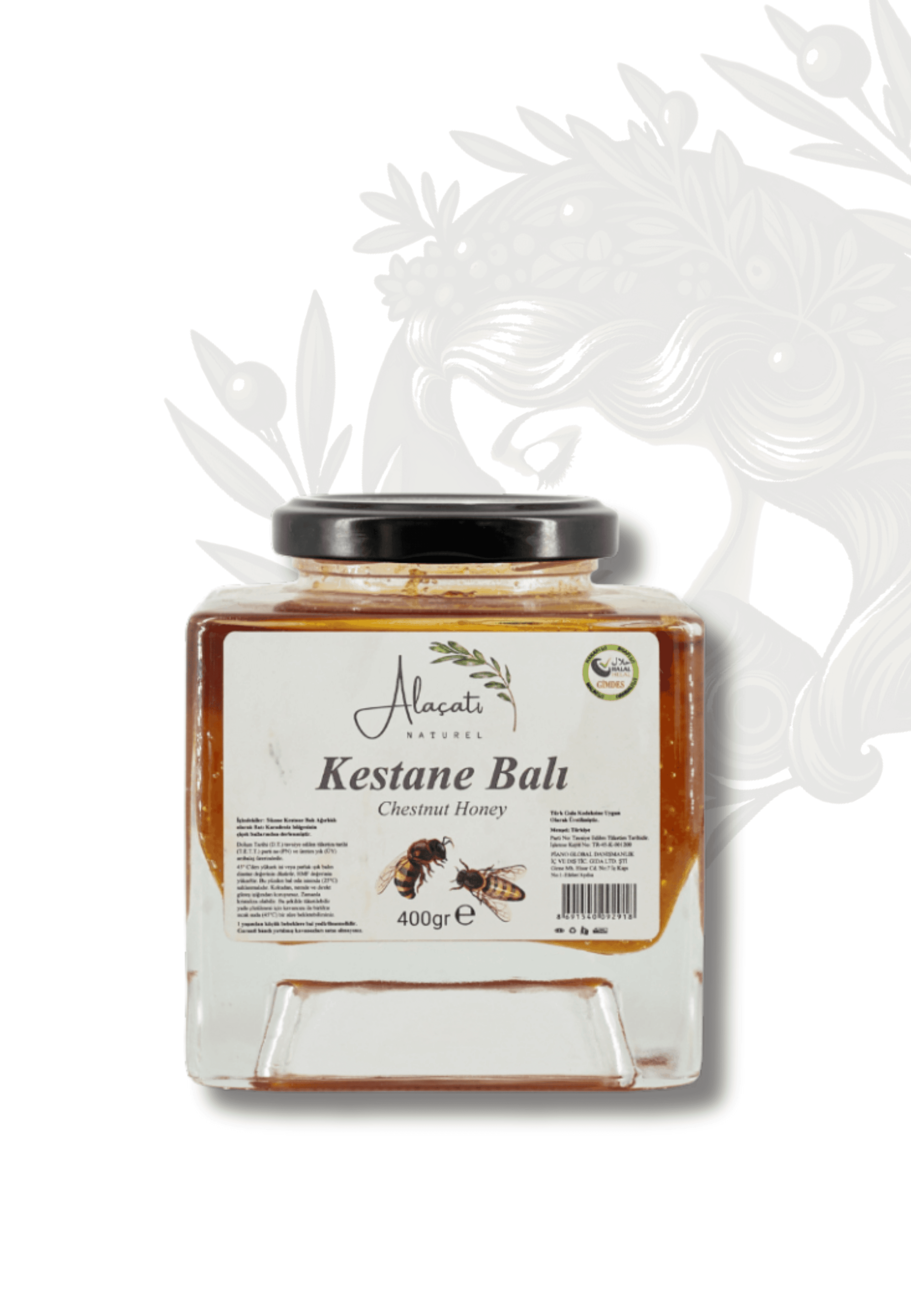 ALAÇATI NATUREL KESTANE BALI 400 GR 
