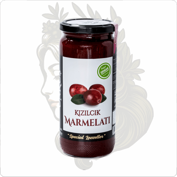 ÜNKUŞ KIZILCIK MARMELATI 600GR*12