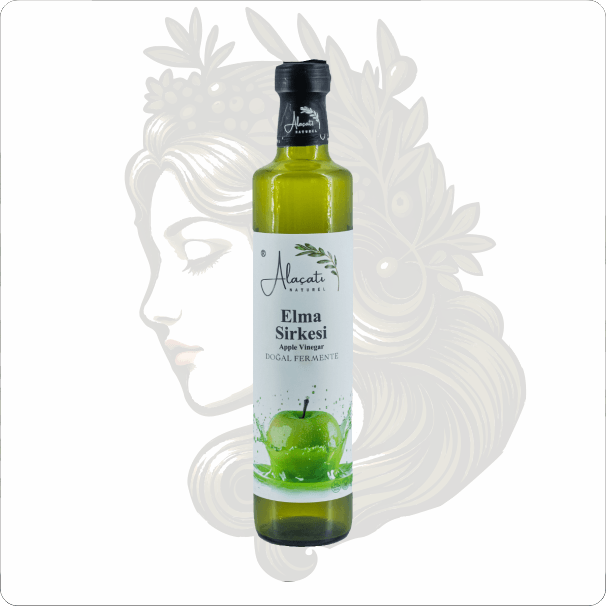 ALAÇATI NATUREL ELMA SİRKESİ 500 ML