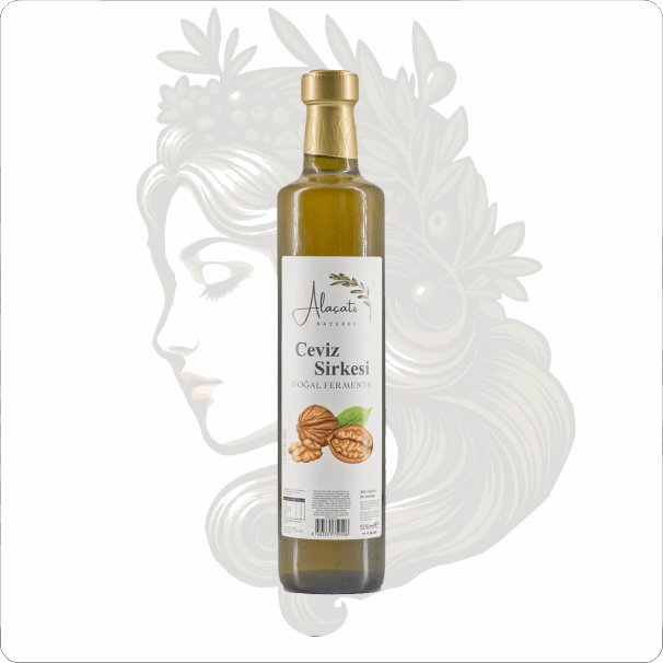 ALAÇATI NATUREL CEVİZ SİRKESİ 500 ML