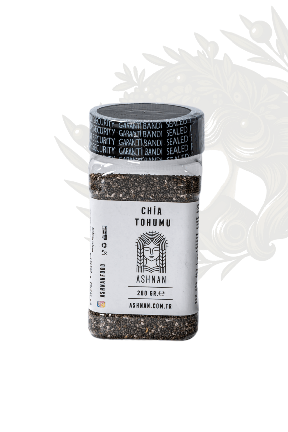 ASHNAN CHİA TOHUMU 200 GR (GLUTENSİZ)