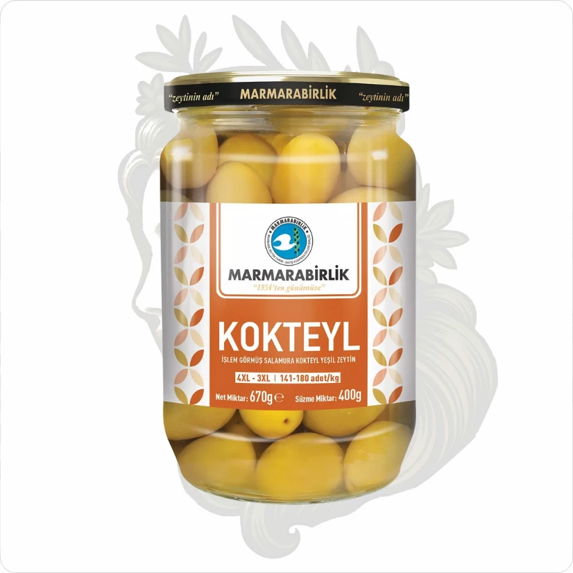 MARMARABİRLİK KOKTEYL ZEYTİN 400 GR
