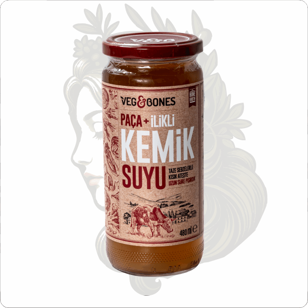 VEG&BONES PAÇA İLİKLİ KEMİK SUYU 480 ML