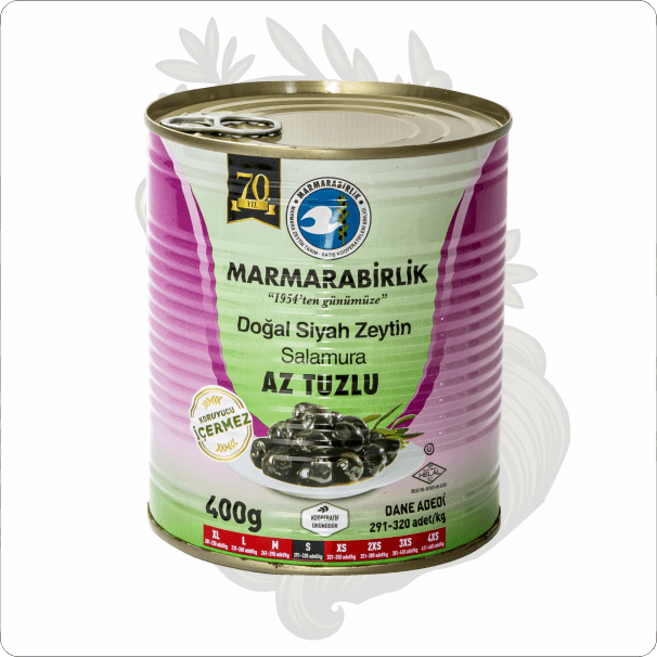 MARMARABİRLİK AZ TUZLU SİYAH ZEYTİN