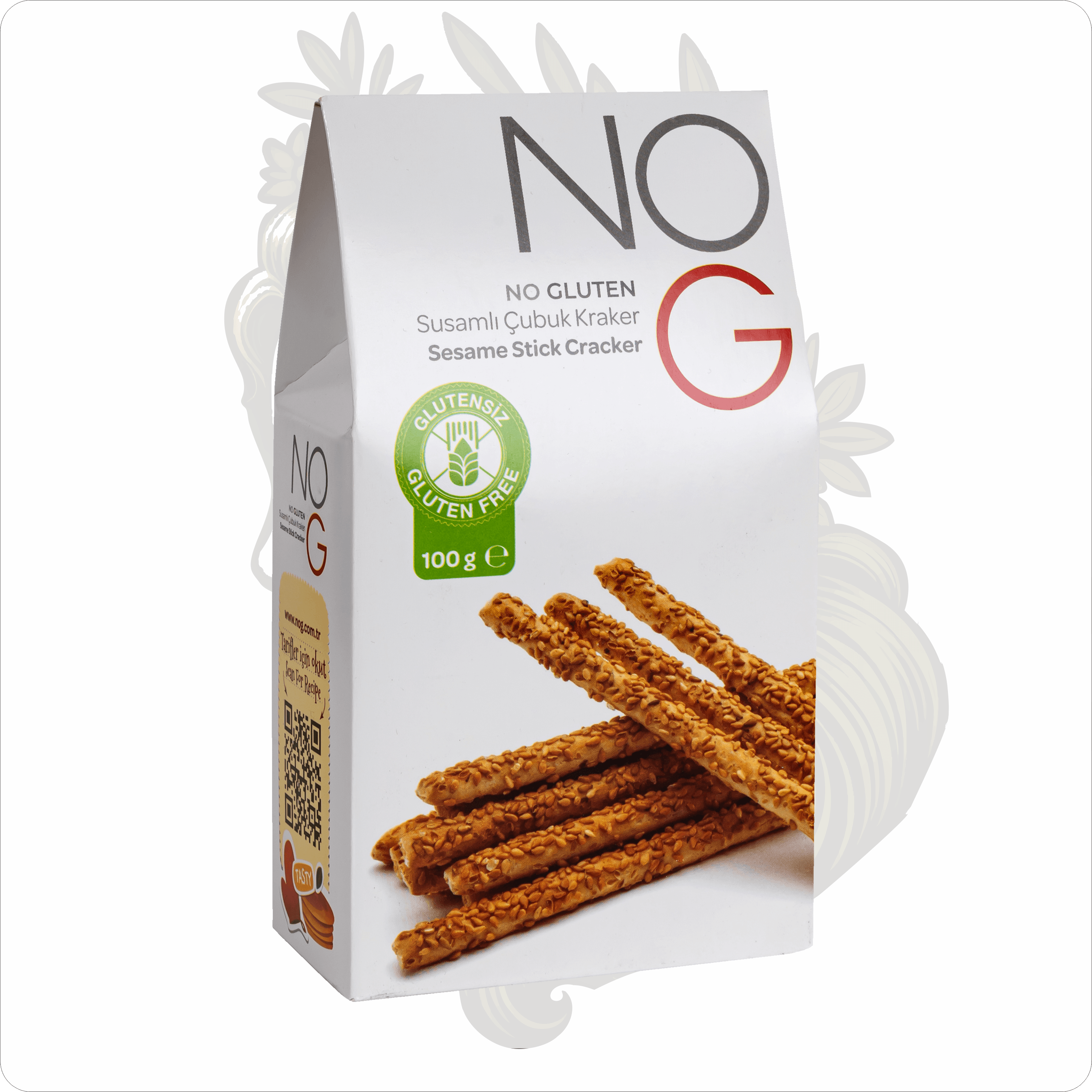 NOG GLUTENSİZ 100 GR SUSAMLI ÇUBUK KRAKER